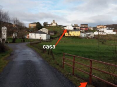 Casa independiente de piedra con tejado nuevo en Puebla de Buron, Lugo
