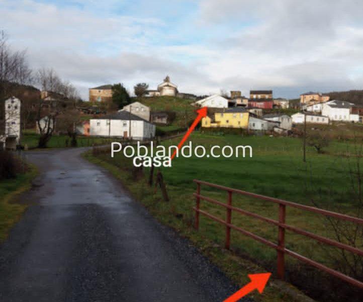 Casa independiente de piedra con tejado nuevo en Puebla de Buron, Lugo