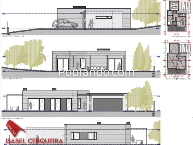💥 EN IC INMO LE PRESENTAMOS EN EXCLUSIVA 💥 🏡 Terreno de 1.878 m² con proyecto y licencia para vivienda unifamiliar en O Rosal