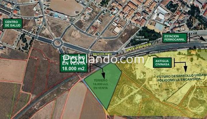 Terreno en venta en Daimiel, cerrado agua y luz
