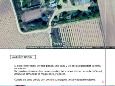 Vendo o alquilo para energía solar, por jubilación. 366 HA. Cultivo de cereal , viña y almendros. Con concesíon de riego, ríos Tajo y Guadiana. Maquinaría, casa, naves.