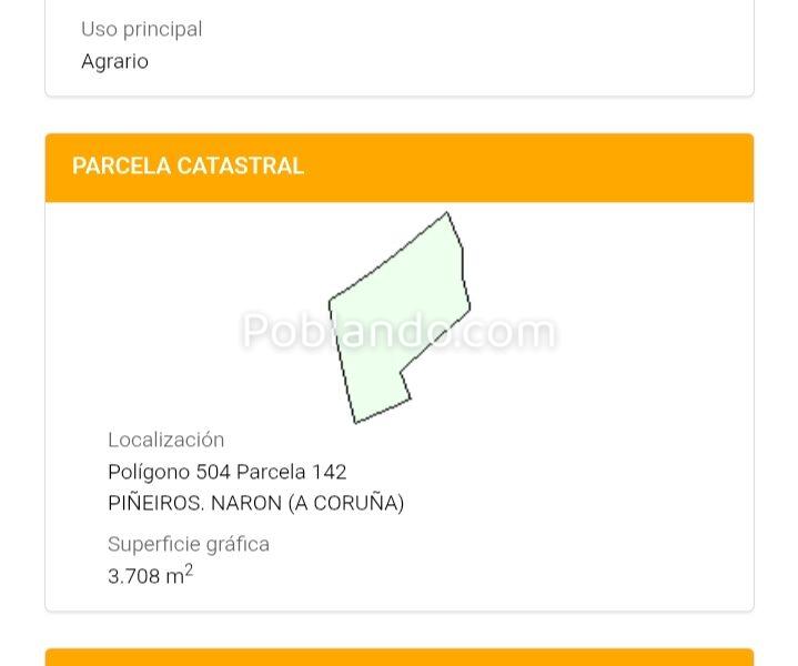 Un Terreno con finca en ruinas