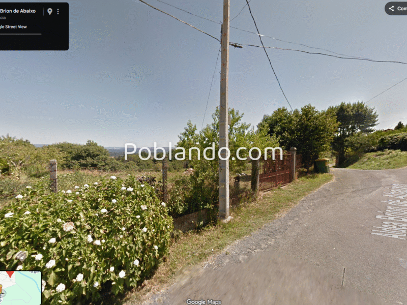 Terreno urbano en Brión (A Coruña) 1.092 m² con servicios – A 10 min de Santiago