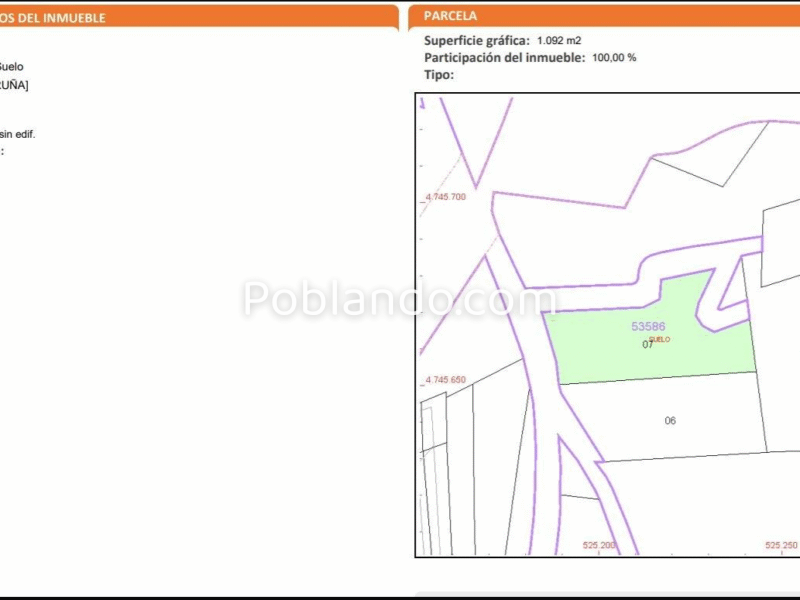 Terreno urbano en Brión (A Coruña) 1.092 m² con servicios – A 10 min de Santiago