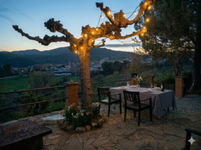 Encantadora finca rústica con piscina y gran parcela a 5 minutos andando del centro