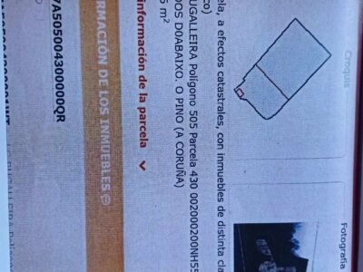 Casa a rehacer en parcela de 11.000m2