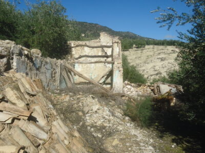 Vendo parcela de 3004 metros cuadrados de terreno de olivar con una casa en ruinas.