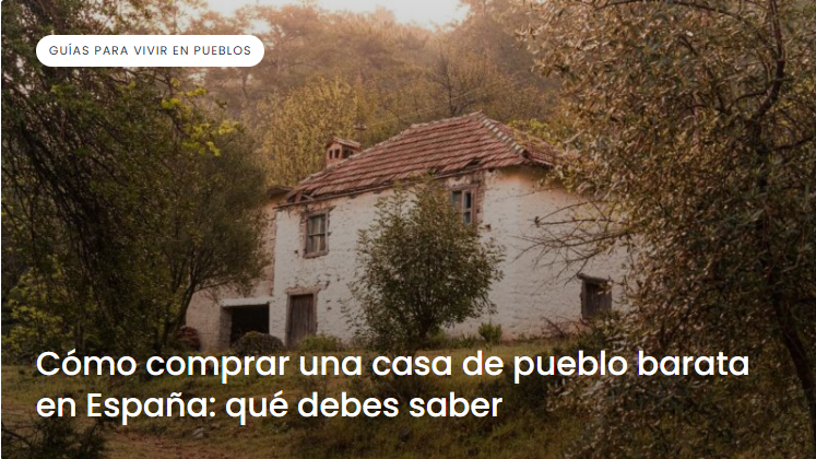 Comprar casa barata en España