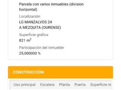 Venta parte segregada herencia
