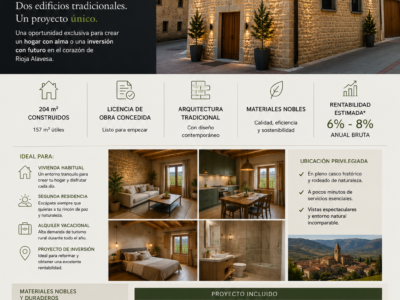 🏡 OPORTUNIDAD DE INVERSIÓN – VILLABUENA DE ÁLAVA (RIOJA ALAVESA)