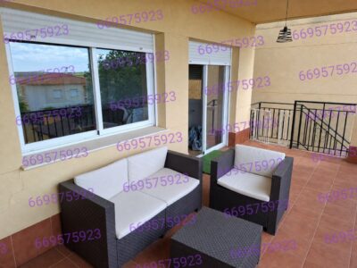 Chalet adosado 255m² con piscina,barbacoa y ocio en Otero