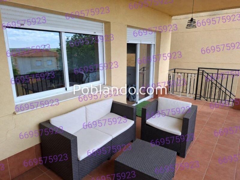 Chalet adosado 255m² con piscina,barbacoa y ocio en Otero