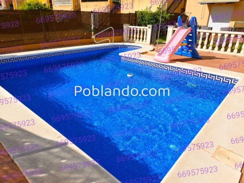 Chalet adosado 255m² con piscina,barbacoa y ocio en Otero