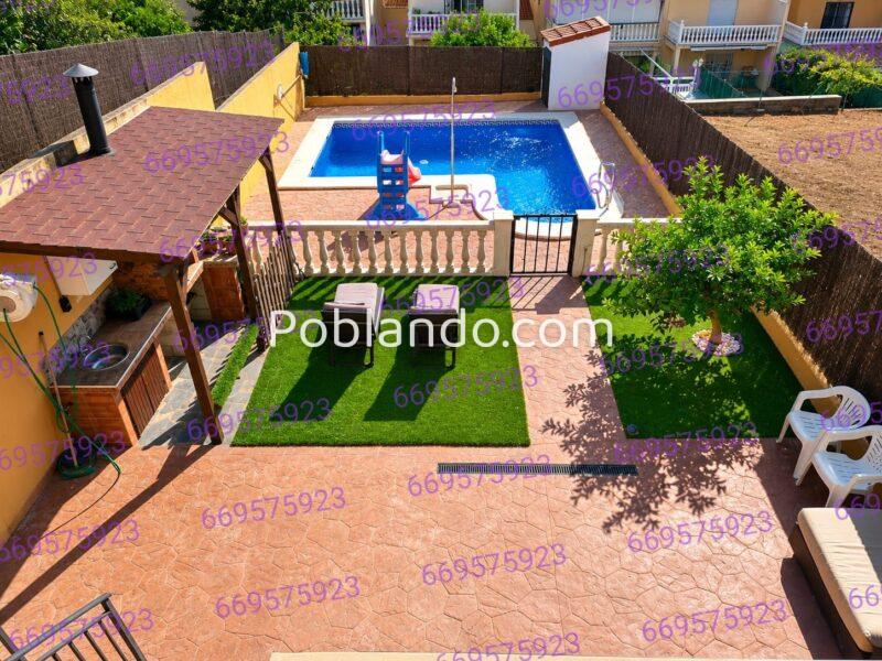 Chalet adosado 255m² con piscina,barbacoa y ocio en Otero