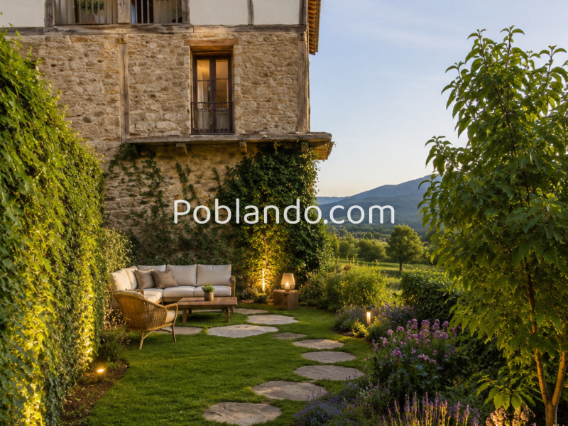 CASA CON JARDÍN. PRADILLO. CAMEROS. LA RIOJA