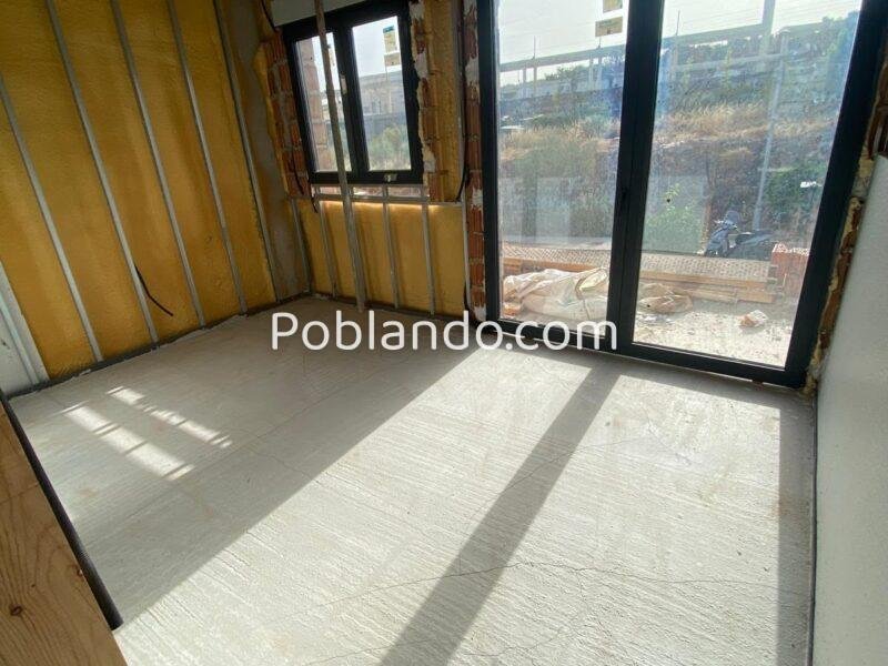 Chalet pareado en fase de acabados