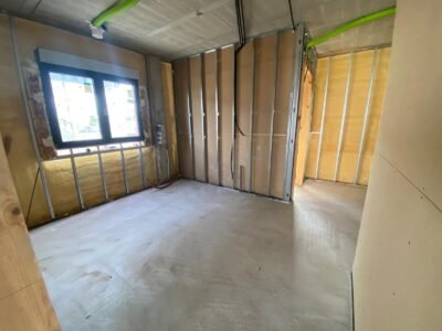 Chalet pareado en fase de acabados