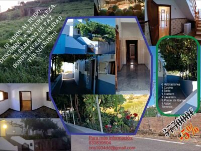 Precio: 375.000 € -5% 356.250 € Casa y Terrenos en Santa María de Guía Gran Canaria 100% HABITABLE DESDE YA