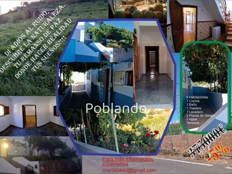 Casa y Terrenos en Santa María de Guía Gran Canaria 100% HABITABLE DESDE YA RECIEN SANEADA Y PINTADA!!!!