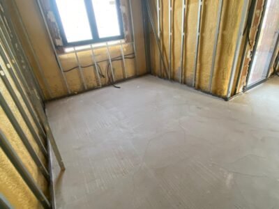 Chalet pareado en fase de acabados
