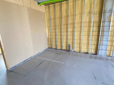 Chalet pareado en fase de acabados