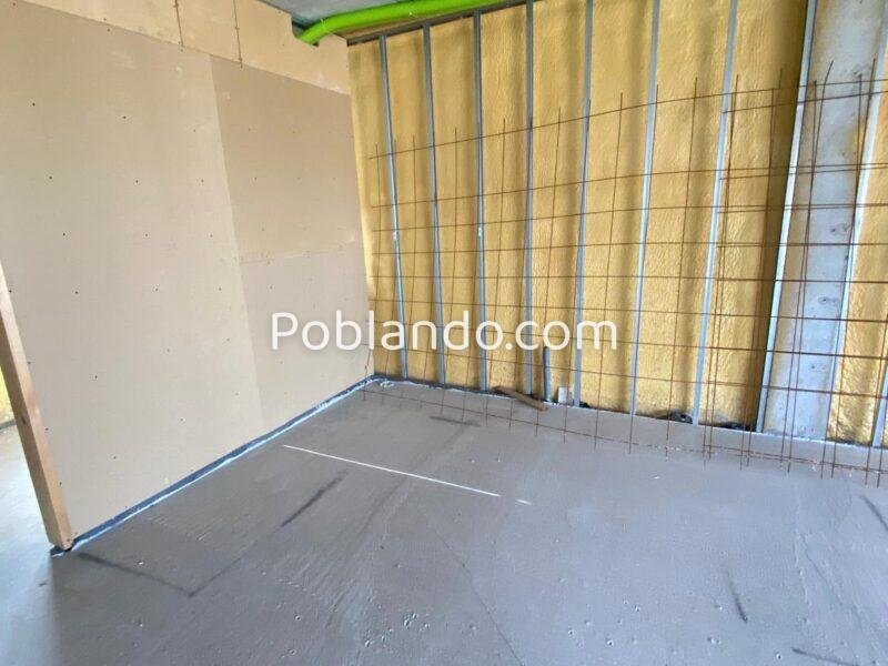 Chalet pareado en fase de acabados