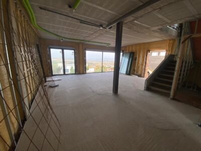 Chalet pareado en fase de acabados
