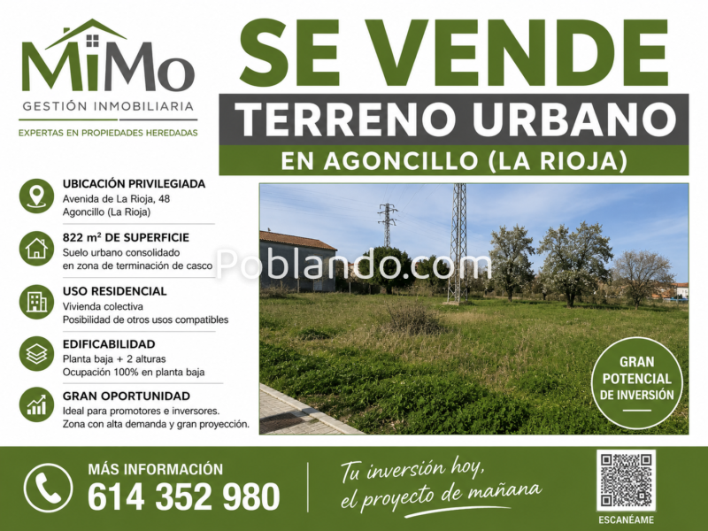 Terreno en venta en Avenida de la rioja 34, Agoncillo