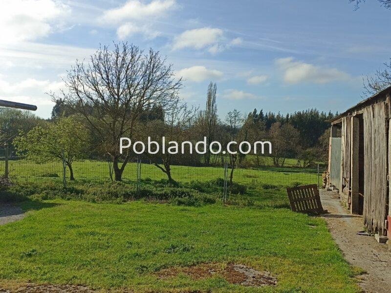 Casa de piedra con parcela