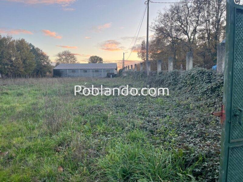 PARCELA RÚSTICA DE 5615 m2. ENTRADA Y FACHADA A N-525 (Ourense-Santiago, margen izquierdo). A 1 Km del POLÍGONO INDUSTRIAL. En CEA, a 21 Km de OURENSE (GALICIA)