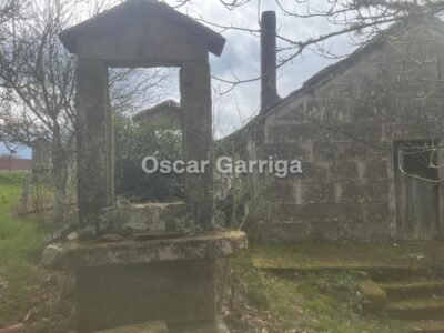 FANTÁSTICO POTENCIAL DE ESTA CASA DEL RURAL GALLEGO PARA RESTAURAR DESDE SU ESTRUCTURA. CANGUES, O IRIXO (OURENSE).