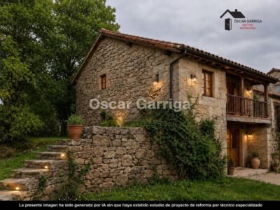 CASA PARA RESTAURAR EN EL RURAL GALLEGO, DENTRO DE UNA FINCA DE 1.000 M2. A 10 MINUTOS DE O CARBALLIÑO. PEDRIÑA, O IRIXO (OURENSE).