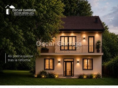 CASA PARA FINALIZAR, CON ESTRUCTURA, DIVISIONES REALIZADAS Y TEJADO EN PERFECTO ESTADO. TAMALLANCOS, VILLAMARÍN (OURENSE)