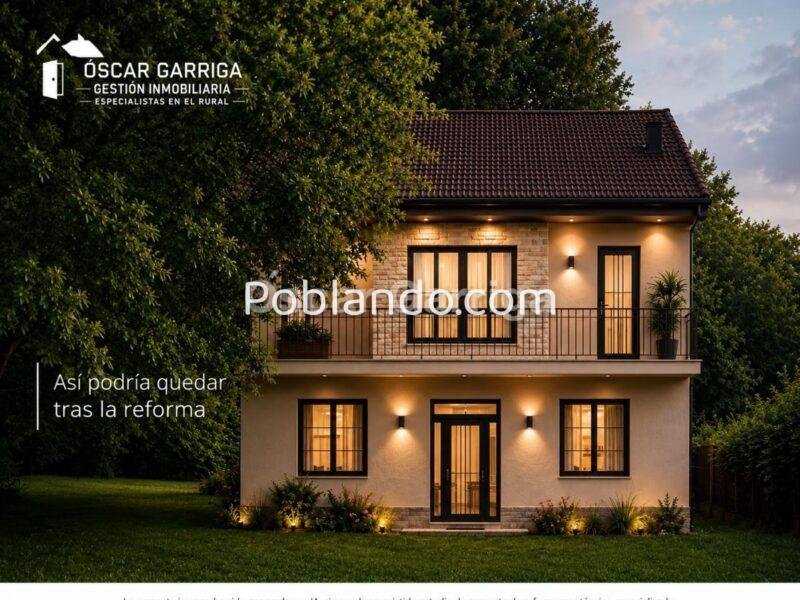 CASA PARA FINALIZAR, CON ESTRUCTURA, DIVISIONES REALIZADAS Y TEJADO EN PERFECTO ESTADO. TAMALLANCOS, VILLAMARÍN (OURENSE)