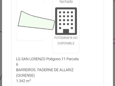 Finca urbana y urbanizable en Paderne de Allariz ( Ourense)