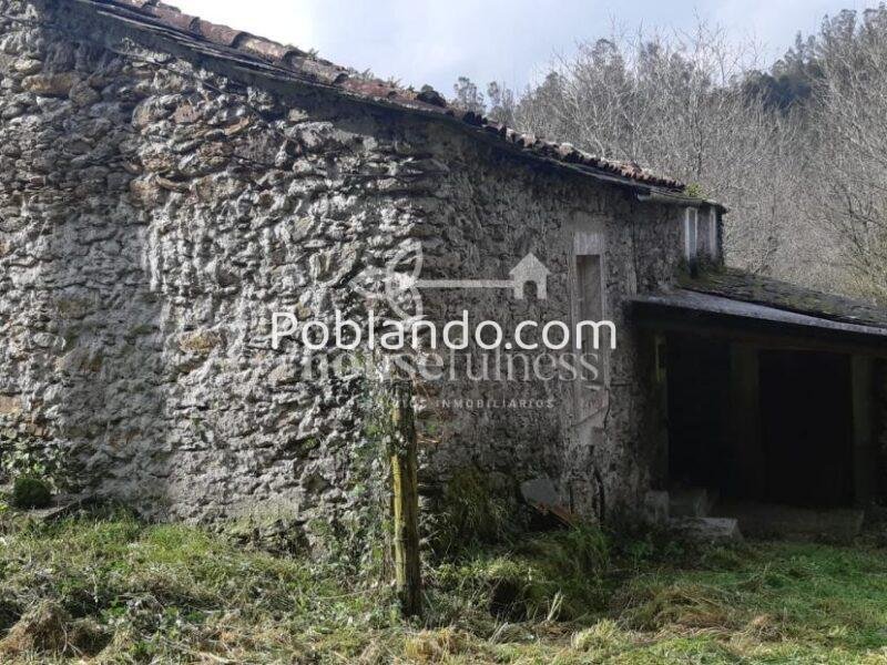 Casa típica gallega con gran finca en Ortigueira