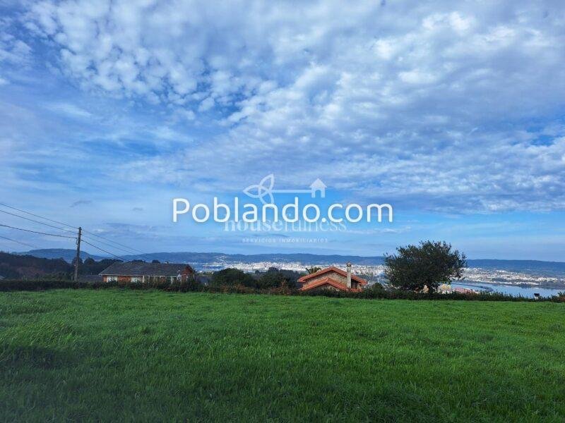 Casa de piedra en el mirador de Fene