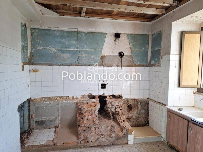 Casa de piedra en el mirador de Fene