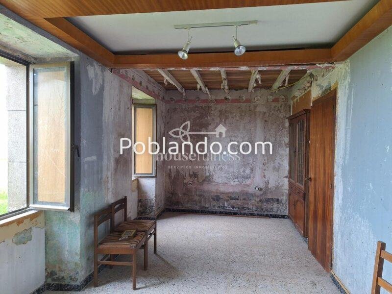 Casa de piedra en el mirador de Fene