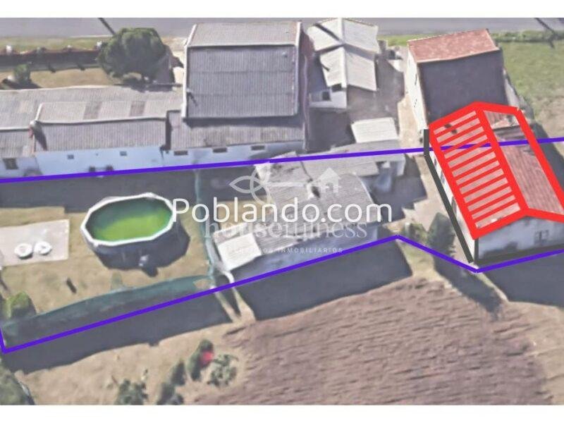Casa para rehabilitación integral en terreno urbano