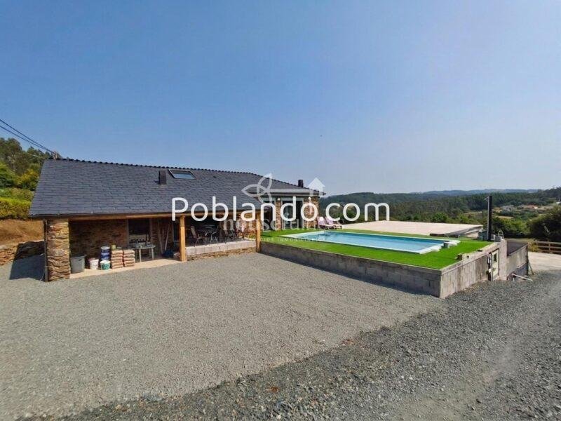 Exclusiva propiedad con finca de 5.840 m², dos viviendas y excelentes vistas en Cerdido (A Coruña)