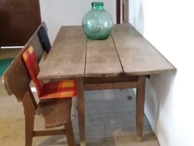 Casa de piedra con finca cerrada