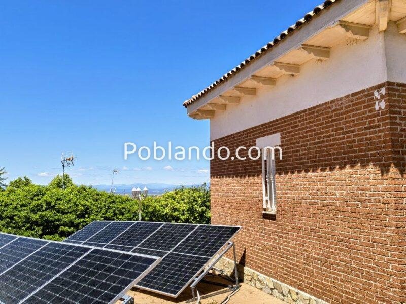 Chalet independiente en Trijueque (Urb. Mirador del Cid). Vive sin factura de luz