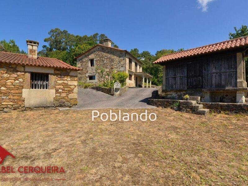 FINCA DE PIEDRA EXCLUSIVA EN O ROSAL - VISTAS PANORÁMICAS AL RÍO MIÑO Y PORTUGAL