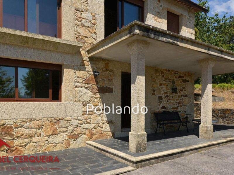 FINCA DE PIEDRA EXCLUSIVA EN O ROSAL - VISTAS PANORÁMICAS AL RÍO MIÑO Y PORTUGAL