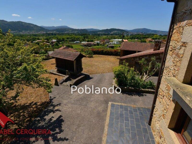 FINCA DE PIEDRA EXCLUSIVA EN O ROSAL - VISTAS PANORÁMICAS AL RÍO MIÑO Y PORTUGAL