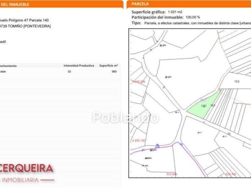 TERRENO URBANIZABLE DE 1.233 m² EN TOMIÑO — foto 4