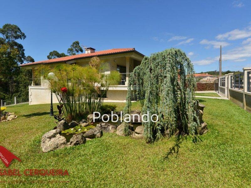 VILLA PRIVADA EN O ROSAL · DISEÑO CONTEMPORÁNEO, JARDÍN Y VISTAS A PORTUGAL