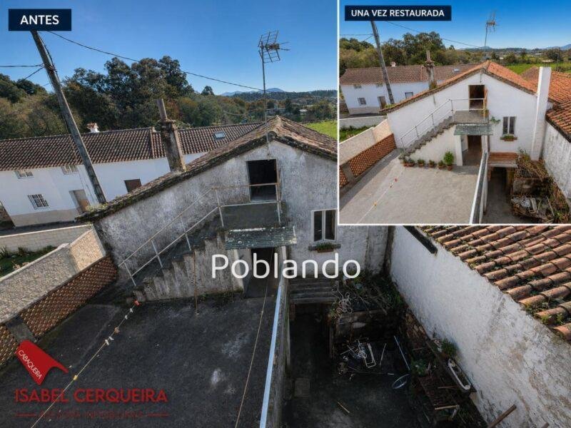 O ROSAL | CASA PARA REFORMAR + 534 m² DE PARCELA | CREA TU PROPIO PROYECTO EN EL BAIXO MIÑO