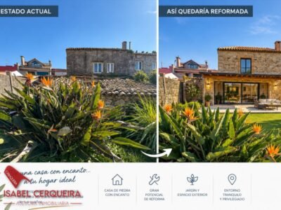 PROYECTO DE REFORMA ÚNICO EN EL ATLÁNTICO - CASA DE PIEDRA A SOLO 500 M DEL MAR